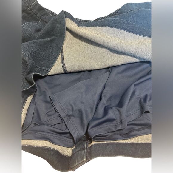 Isaac Mizrahi Live Denim Skort - Picture 9 of 16